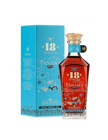 Rhum Rum Nation 18 ans Panama Decanter 70cl