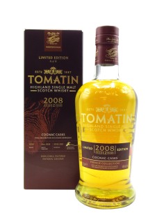 Whisky Tomatin 12 ans 2008 Cognac 70cl