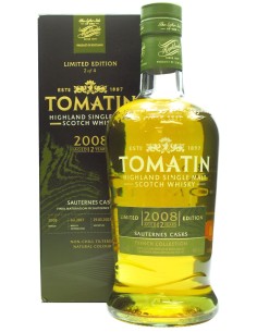 Whisky Tomatin 12 ans 2008 Sauternes