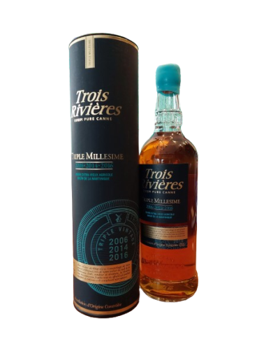 Rhum Trois Rivières triple millésime 70cl