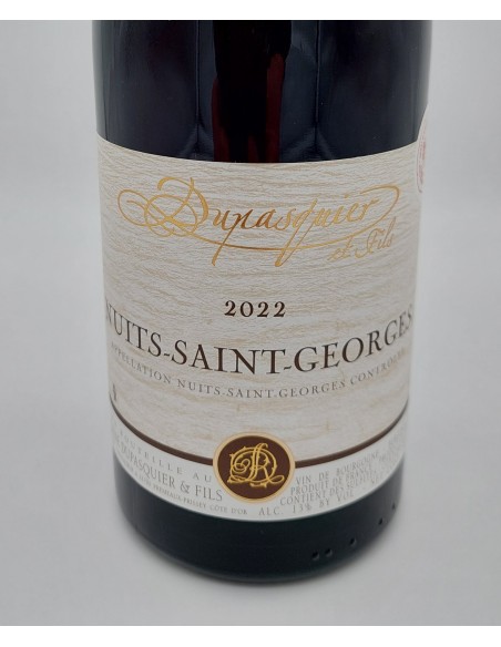 Vin rouge AOP Nuits Saint Georges Domaine Dupasquier  2022 75cl