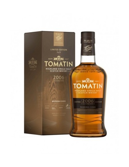 Whisky Tomatin 15 ans Madeira casks 70cl