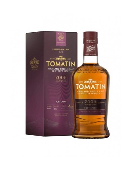 Whisky Tomatin 15 ans Port casks 70cl