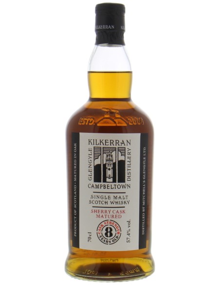 Whisky Kilkerran 8 ans  cask strength 70cl