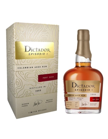 Rhum Dictador Episodio 22 ans 1999 70cl
