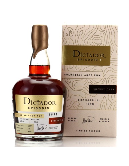 Rhum Dictador Episodio 23 ans 1998 70cl