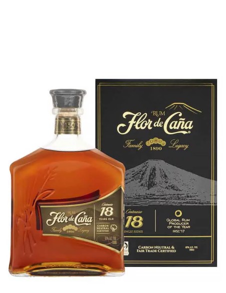 Rhum Ron Flor de Cana 18 ans
