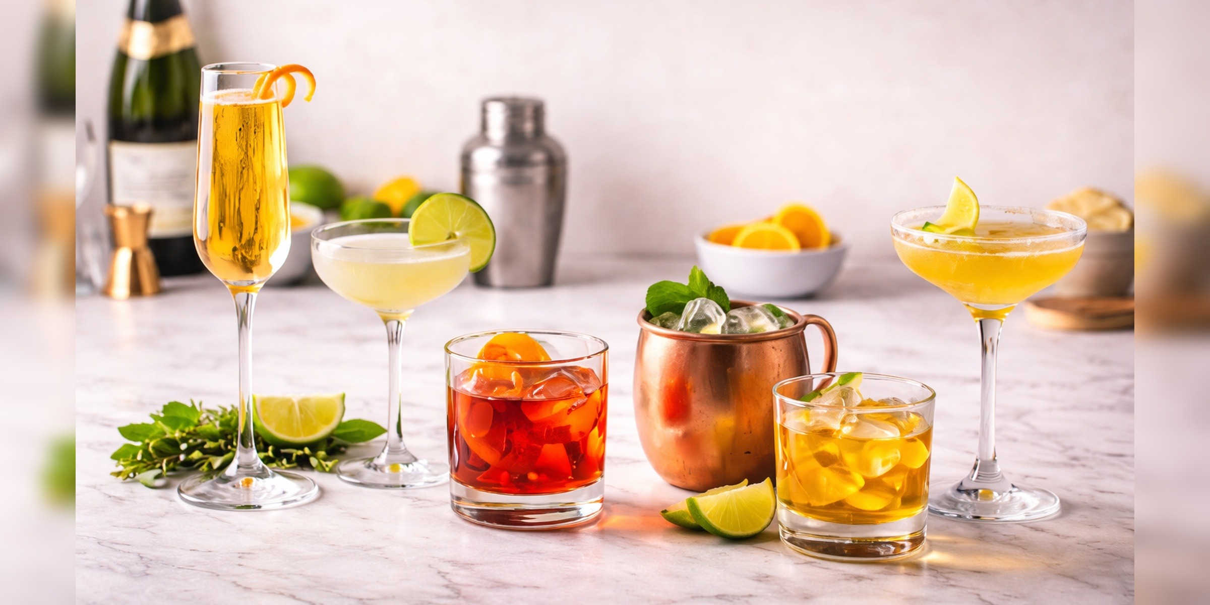 Vos 5 cocktails préférés : les grands classiques qui ne déçoivent jamais